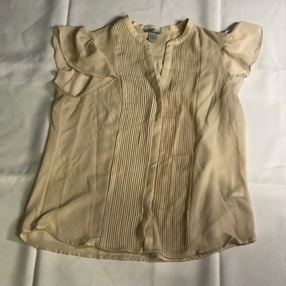Tan blouse